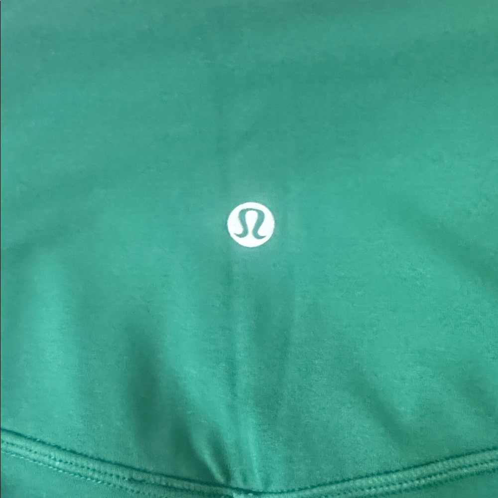 LULULEMON ALIGN GREEN HIGH-RISE CROP LEGGINGS WITH POCKETS NWOT - 10 - Picture 5 of 13